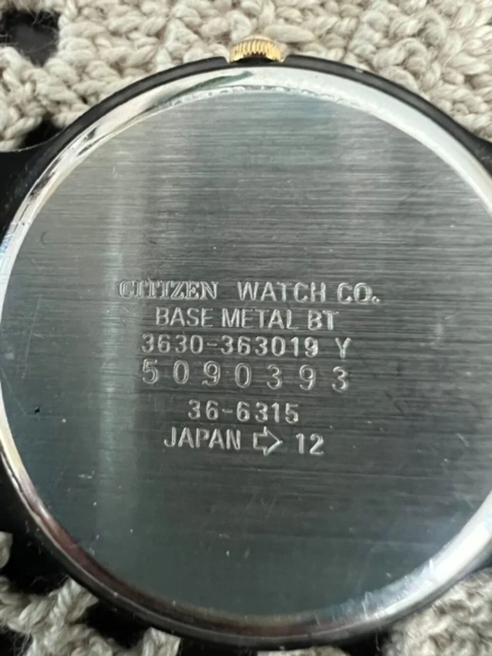 VTG Citizen Watch Grey Strap 5090393 - New Battery